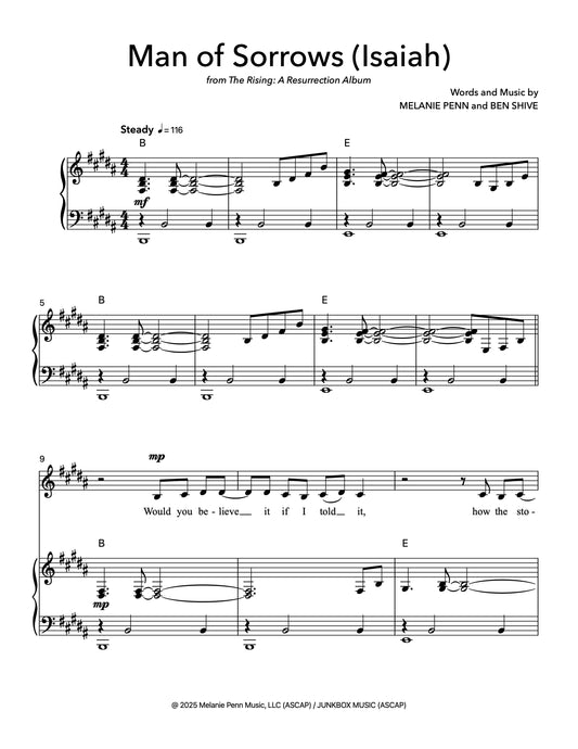 The Rising Songbook – Sheet Music (PDF Download)