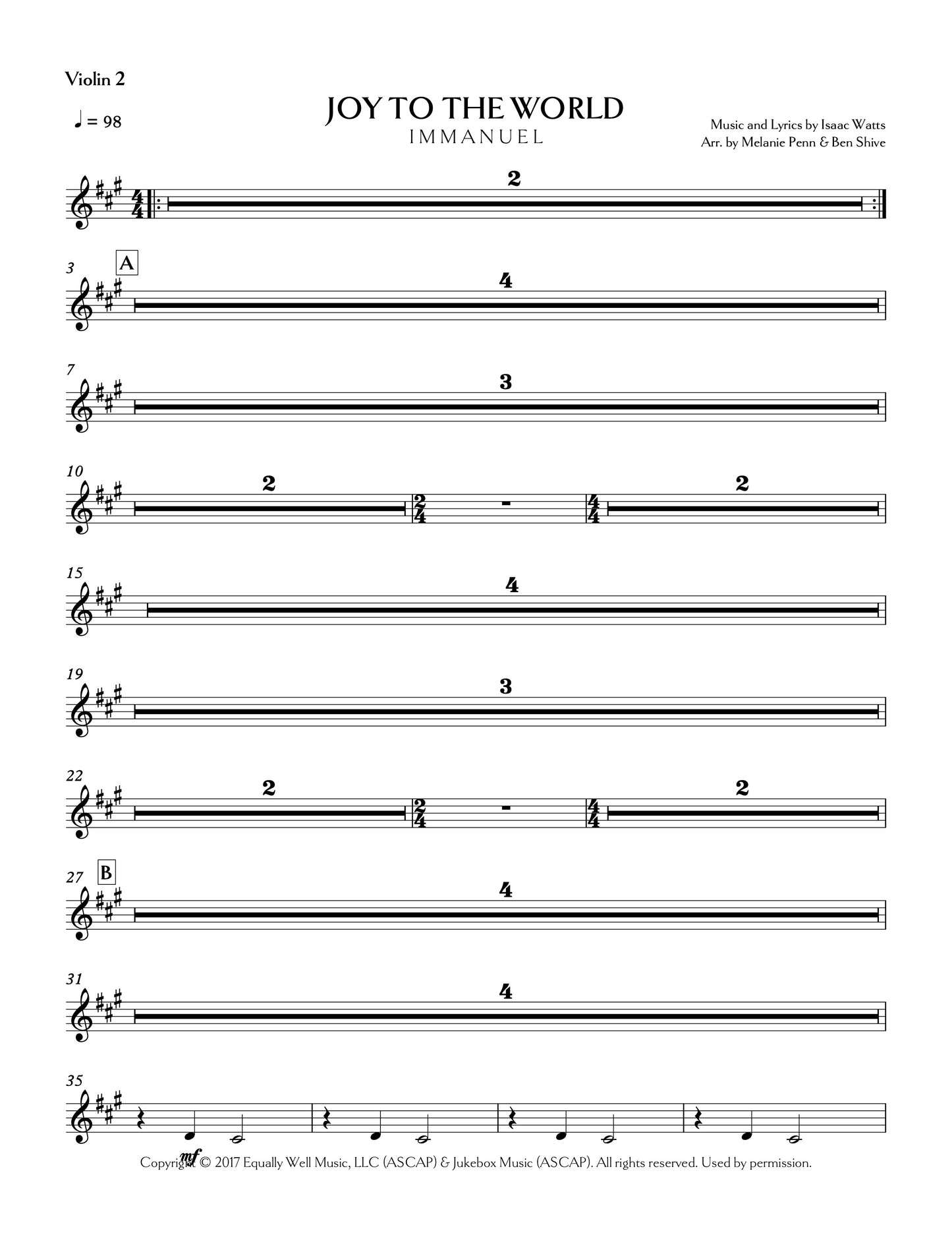 IMMANUEL – String Quartet (PDF Download)